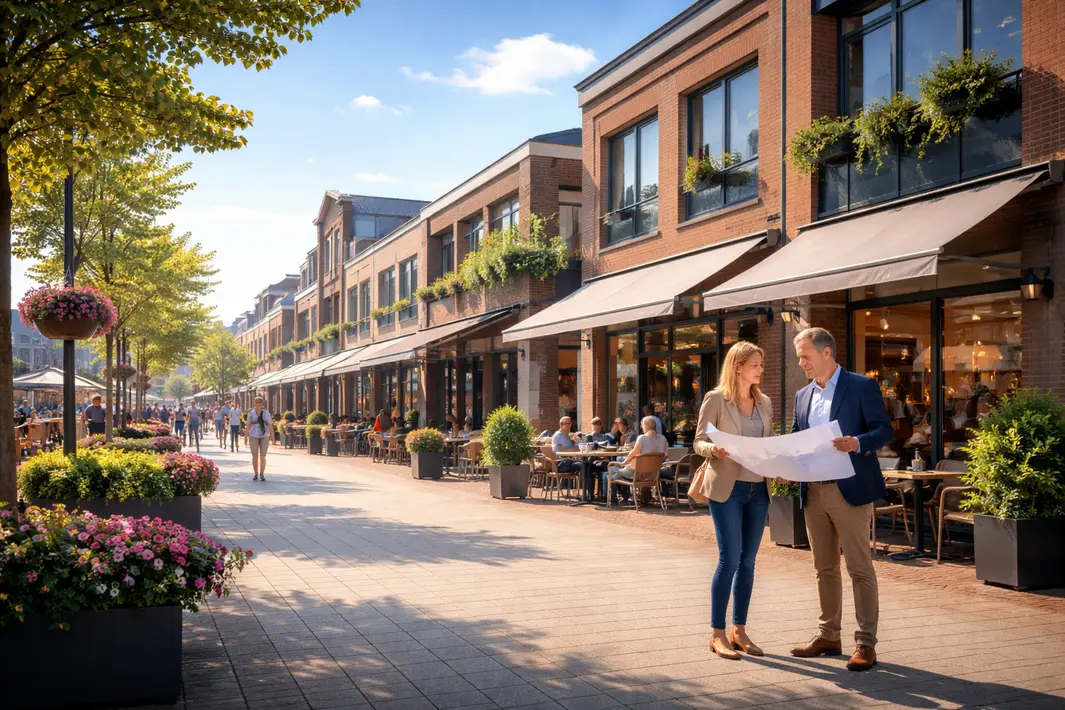 Gemeente breidt eigendom winkelpanden aan de Meridiaan uit