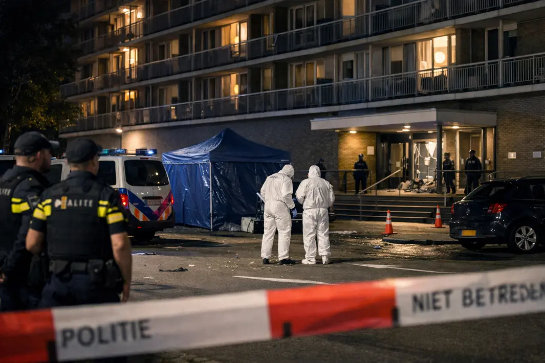 Groot politieonderzoek in Liendert na plofkraak, flat afgesloten